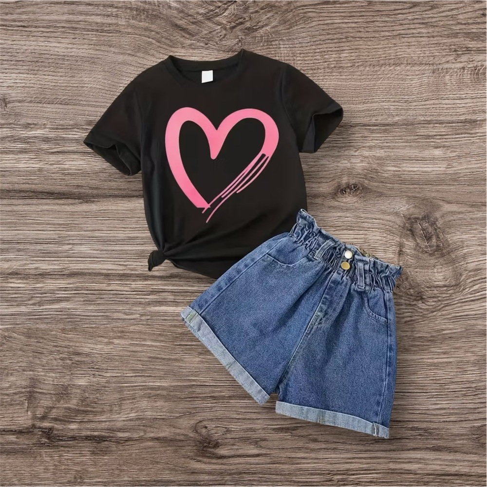Black Heart Kids T-Shirt